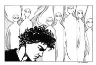 L'HISTOIRE DE CHAQUE JOUR : Illustration originale pour L'Histoire de chaque jour de Pierre MAKYO